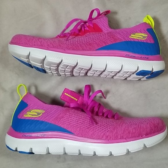 Skechers Air Cool, Memory Foam, NWOT, HOT PINK - Picture 3 of 6